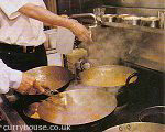 karahi in action